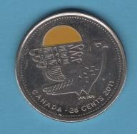 (2KA84) Kanada 25 centów, 2011