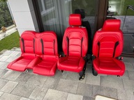 CHEVROLET CAMARO 16-23 FOTELE TAPICERKA SKÓRY WNĘTRZA KOMPLET KANAPA CABRIO