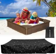 OSŁONA NA PIASKOWNICE 200x200 POKROWIEC PLANDEKA POKRYWA PRZYKRYCIE + TORBA