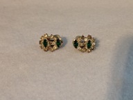 Piękne klipsy z oczkami