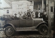 Stare zdjęcie - samochód - lata 1930, okolice Grodna