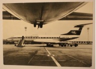 SAMOLOT - IF INTERFLUG - TU 134 72 Sitzplotze - IF INTERFLUG