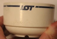 LOT - MAŁY KUBEK - FILIŻANKA z LOGO "LOT" - PLASTIK