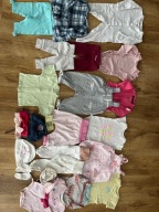 Mix ubranek rozmiar 56/68 dla dziewczynki + gratis