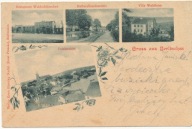 Berlinchen Berlinek pow.Myślibórz Panorama Restauracja Willa wyd.Ernst Henn