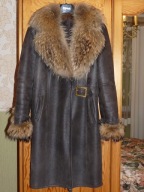 Luksusowy kożuch jenot klasy Ochnik Jedynak 38/40