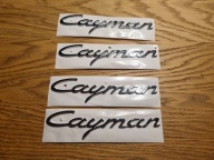 OEM Oryginalna Naklejka Porsche Cayman chrom emblemat logo Nowy NEW