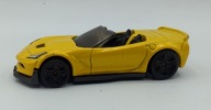 Hot W Corvette C7 Z06, zółta markowy z kolekcji