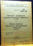 Obliczanie i projektowanie konstrukcji betonowych i żelbetowych (B-195)...