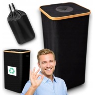 KOSZ NA BUTELKI PLASTIKOWE ZWROTNE KAUCYJNE TORBA Z UCHWYTAMI 105L SOLIDNY