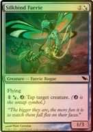 MTG Silkbind Faerie SHM FOIL