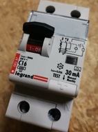 LEGRAND Wyłącznik różnicowonadprądowy 2P 16A C 0,03A typ AC P312