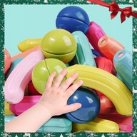 Klocki magnetyczne ARSA GO zestaw 100 elementów plastikowe 3D dla dzieci 3+