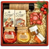 Prezent upominkowy na święta KOSZ na Boże narodzenia DOSTAWA PRZED ŚWIĘTAMI