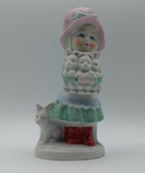 urokliwa dziewczynka z 4 króliczkami prześliczna