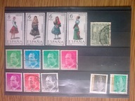 Hiszpania zestaw znaczków