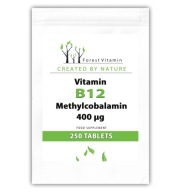 Tabletki witaminy B12 Forest Vitamin 250 szt. wegańskie bezglutenowe