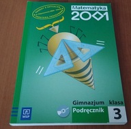 Matematyka 2001 Klasa 3 Gimnazjum Podręcznik CD Anna Dubiecka WSiP