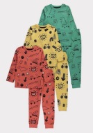 3-PACK PIŻAMA DINO George 2-3L KURIER