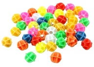 KORALIKI NA SZPRYCHY ROWEROWE KOLOROWE KULKI OZDOBNE NA KOŁO 36 SZTUK