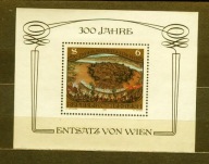 AUSTRIA** Odsiecz Wiednia 1683 roku Mi BL 6