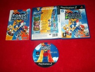 SONIC HEROES PS2 3xANG PREMIEROWA niebieski jeż hedgehog od SEGA