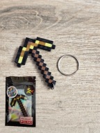 Breloczek Złoty Kilof Minecraft 3d - Brelok Druk3d fidget