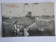 Międzyzdroje Misdroy zamek z piasku uroczystość stroje świąteczne 1910