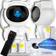 PROJEKTOR GWIAZD ASTRONAUTA Dla Dzieci Lampka Nocna Rzutnik Led Laserowy