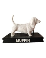Figurka Pies BASSET HOUND Statuetka Prezent dla Psiarza