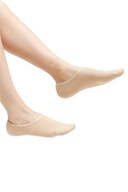 Stopki bambusowe - 1 para - beżowe - rozm. 39-42