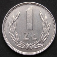 Polska 1 złoty 1977 - stan menniczy -