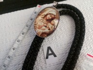 BLO 713 KRAWAT BOLO z motywem MATKI BOSKIEJ