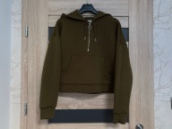 Primark - j.nowa khaki zieleń tłoczona krótsza bluza 42!