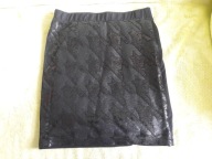 Spódnica damska czarna z cekinami XS New Yorker