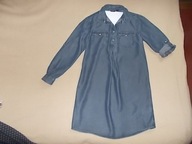 ŚWIETNA SUKIENKA JEANS NA CIĄŻĘ I NORMAL.Roz.38/40