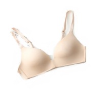 BIUSTONOSZ DAMSKI Bezszwowy Push-up Beżowy 80 B