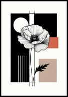 A2 PLAKAT OBRAZ PLAKAT ROŚLINY ROŚLINA KWIAT KWIATY LIŚCIE LIŚĆ BOHO