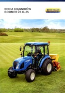 PROSPEKT NEW HOLLAND. SERIA BOOMER 25 C-55. CIĄGNIKI ROLNICZE