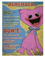 Plakat „Poppy Playtime” – Gamingowy Plakat Horror Retro