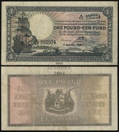 BNA - AFRYKA POŁUDNIOWA 1 Funt 1936 A/53 # P84c # SOUTH AFRICA # RPA # VF-