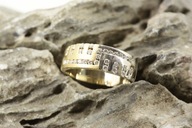 OBRACZKA Z BRYLANTAMI 0,66ct VS1/I ZLOTO DWUKOLOROWE 750 Jedyna taka 6,98g