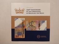 Folder 2025 Tysiąclecie koronacji Bolesława Chrobrego 20 zł w j.angielskim