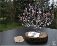 Drzewko szczęścia z grawerem prezent na ŚWIĘTA POD CHOINKĘ dla babci