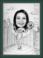 Karykatura ze zdjęcia na urodziny