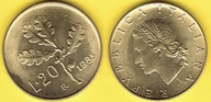 WŁOCHY 20 Lira 1985 r.