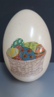 Jajo bomboniera Wielkanoc ceramika artystyczna