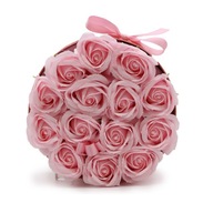 Flowerbox Mydlany - 14 Róż - Mydlane Kwiaty - Prezent