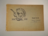 Stary zeszyt nutowy z PRL 30x21 cm 34 strony część zapisanych Jelenia Góra