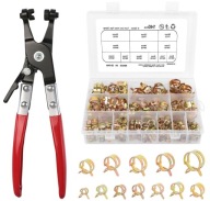 OPASKI ZACISKOWE DO WĘŻY 140 SZT 12 ROZMIARÓW 6 25 MM ZESTAW SPRĘŻYNOWYCH